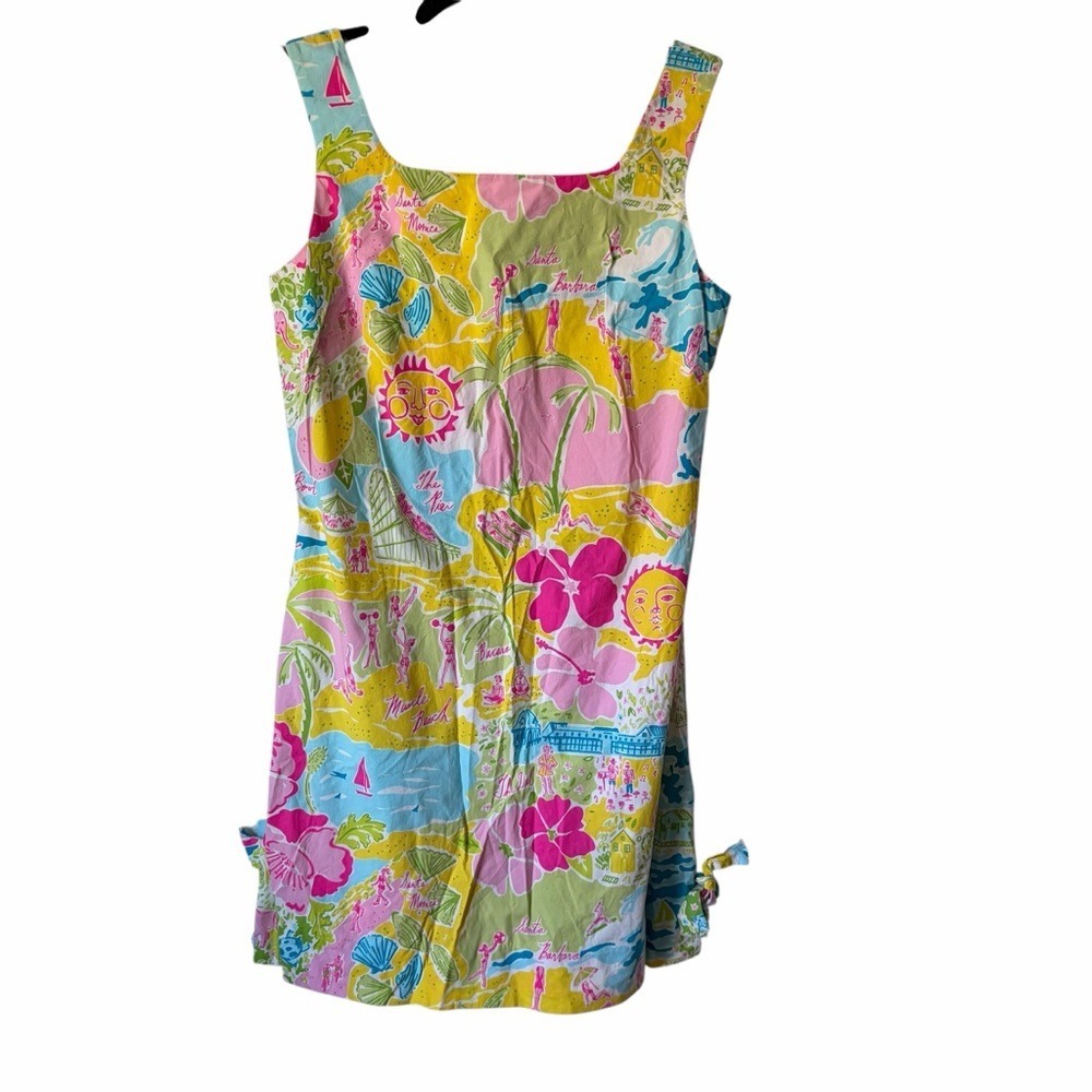 Lilly‎ Pulitzer Lillywood Colorful Floral Print Women's Dress PRM